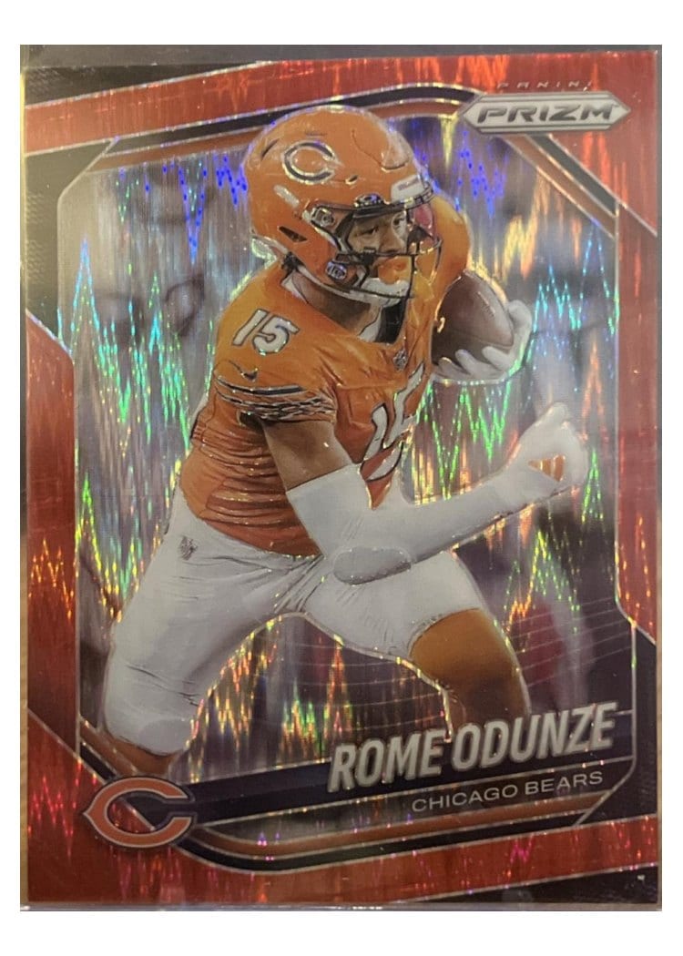 2025 Panini Prizm Base Set Rome Odunze #8 card