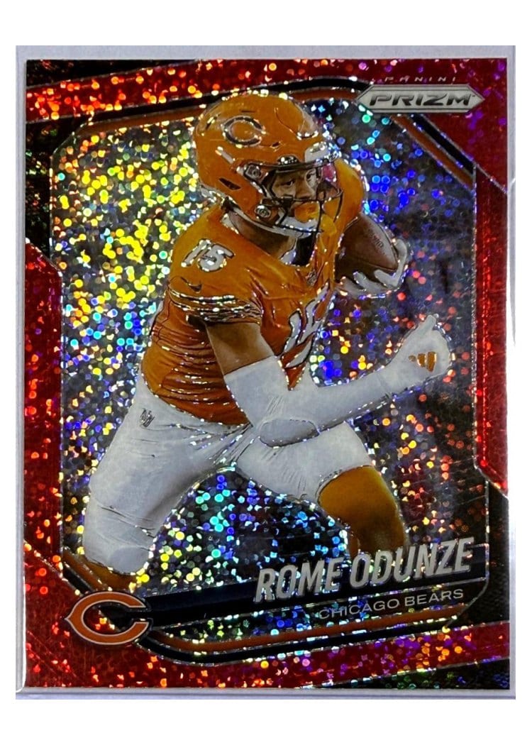 2025 Panini Prizm Base Set Rome Odunze #8 card