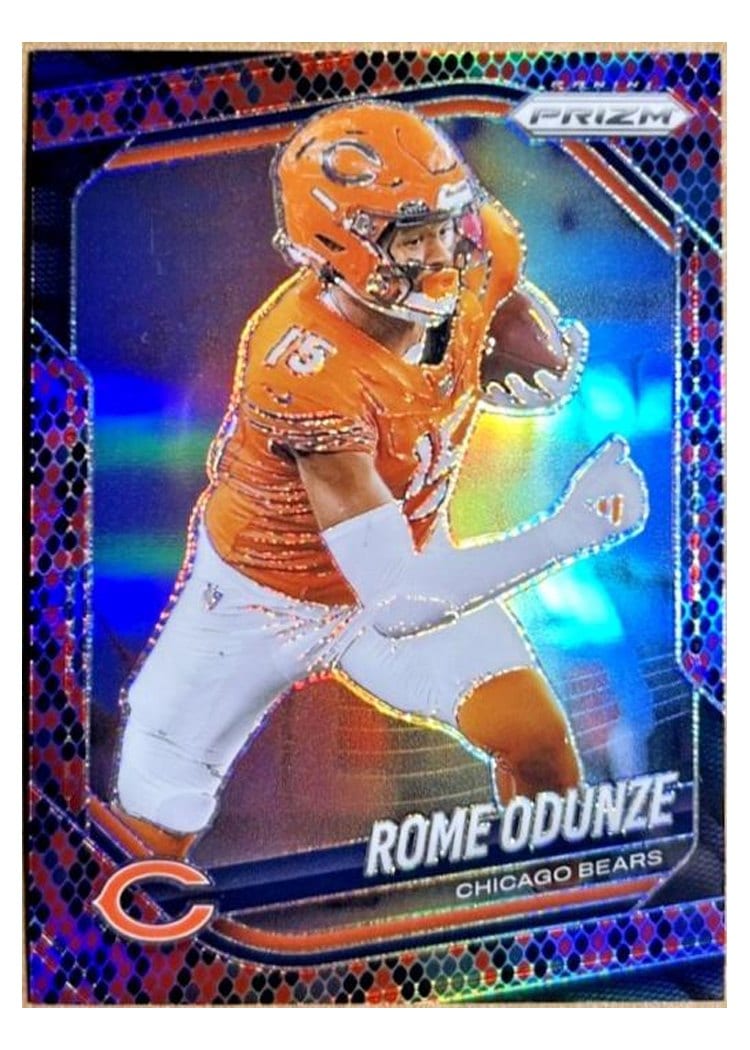 2025 Panini Prizm Base Set Rome Odunze #8 card