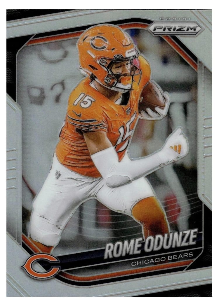 2025 Panini Prizm Base Set Rome Odunze #8 card