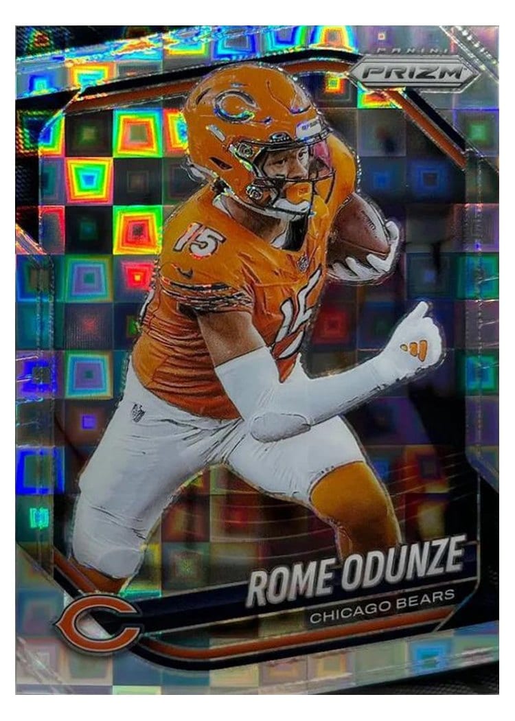 2025 Panini Prizm Base Set Rome Odunze #8 card