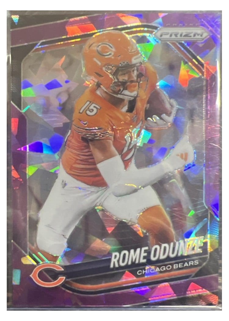 2025 Panini Prizm Base Set Rome Odunze #8 card