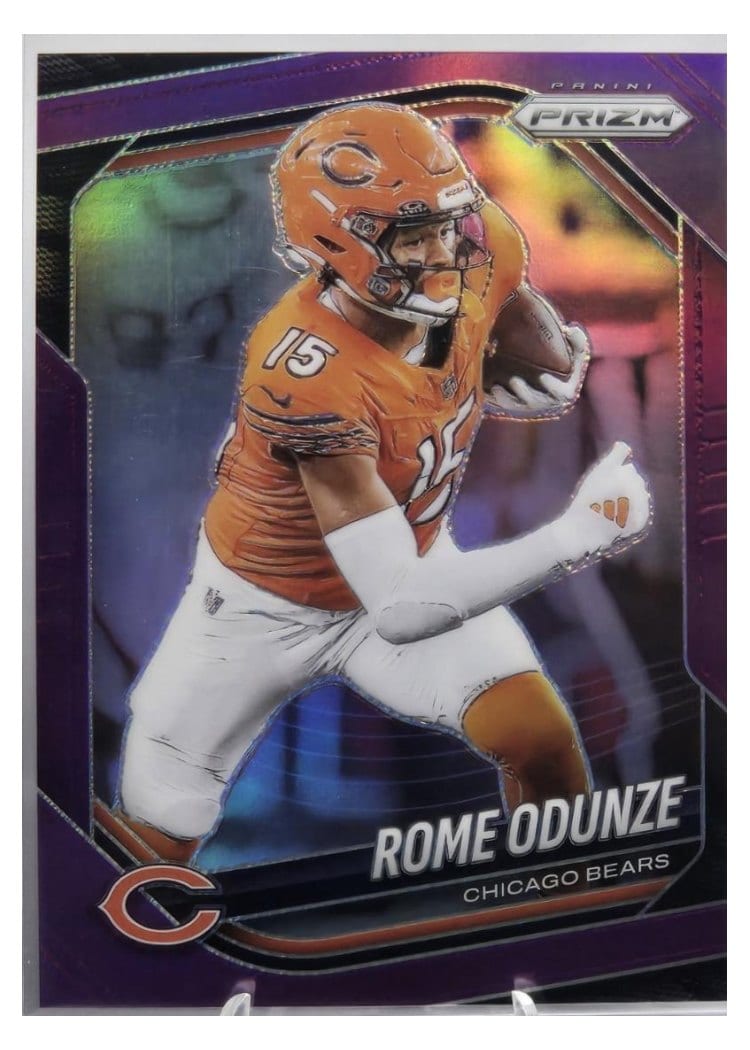 2025 Panini Prizm Base Set Rome Odunze #8 card