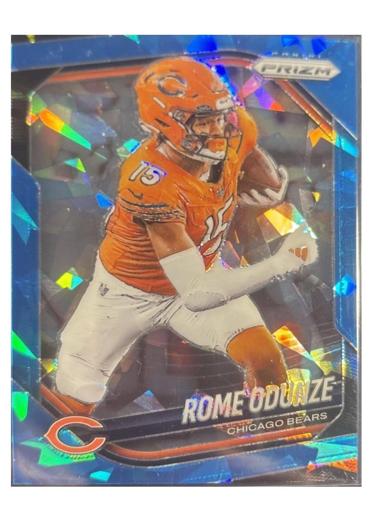2025 Panini Prizm Base Set Rome Odunze #8 card
