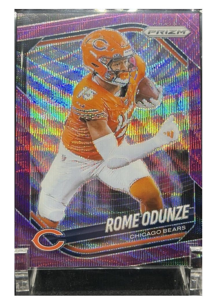 2025 Panini Prizm Base Set Rome Odunze #8 card