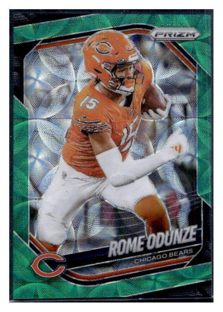 2025 Panini Prizm Base Set Rome Odunze #8 card