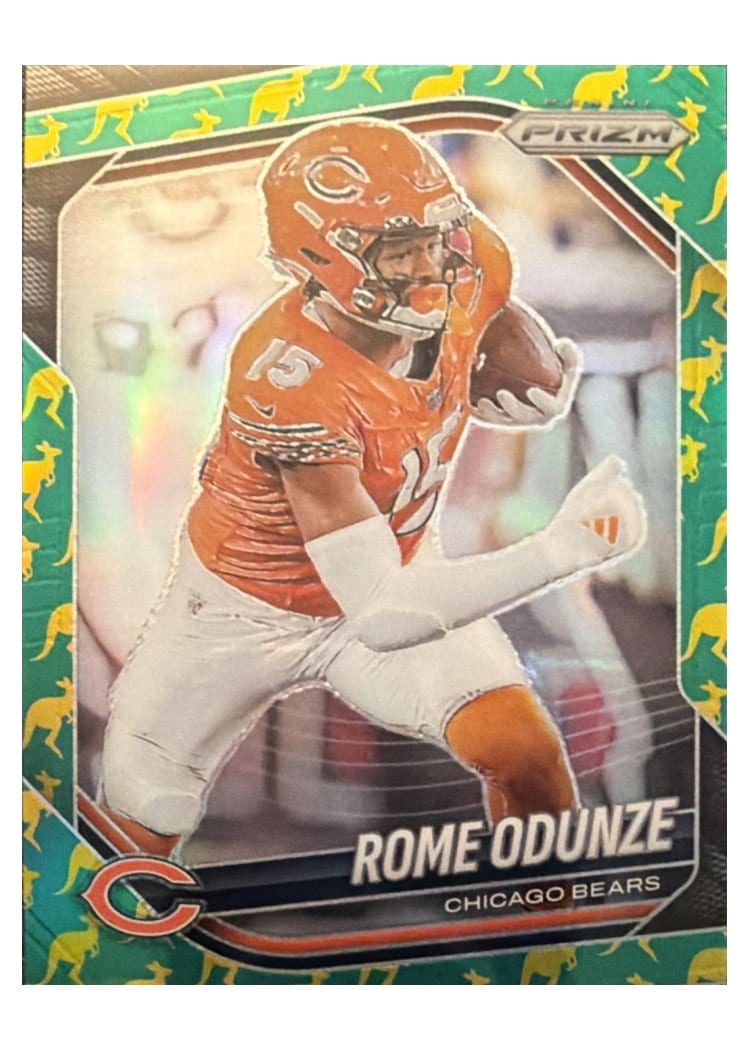 2025 Panini Prizm Base Set Rome Odunze #8 card