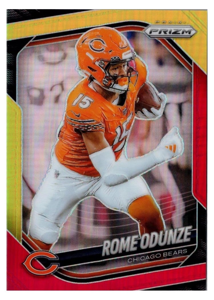2025 Panini Prizm Base Set Rome Odunze #8 card