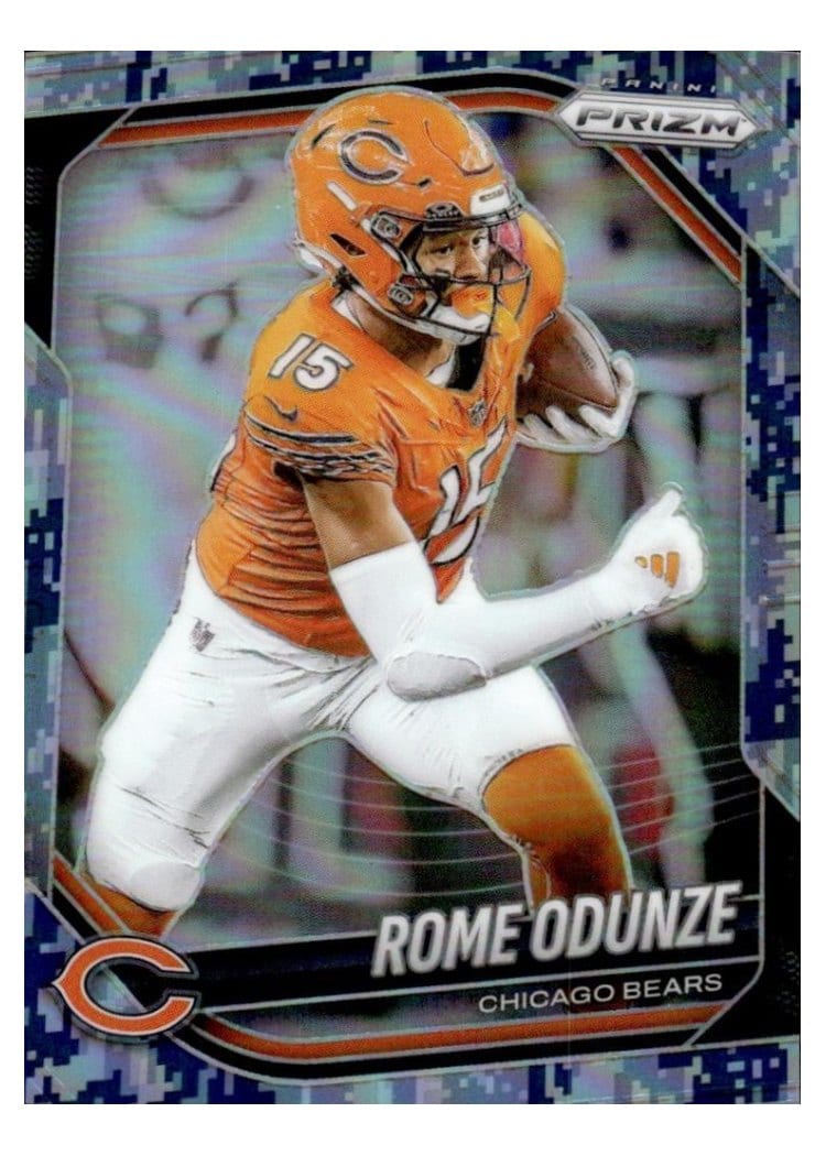 2025 Panini Prizm Base Set Rome Odunze #8 card