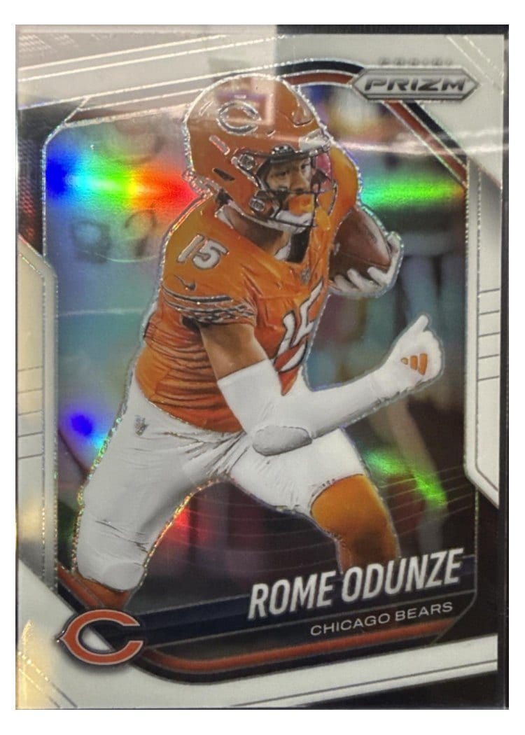 2025 Panini Prizm Base Set Rome Odunze #8 card