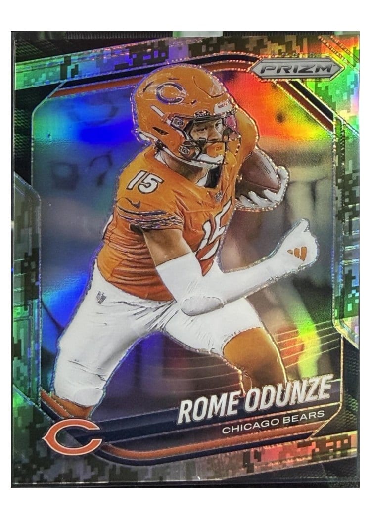 2025 Panini Prizm Base Set Rome Odunze #8 card
