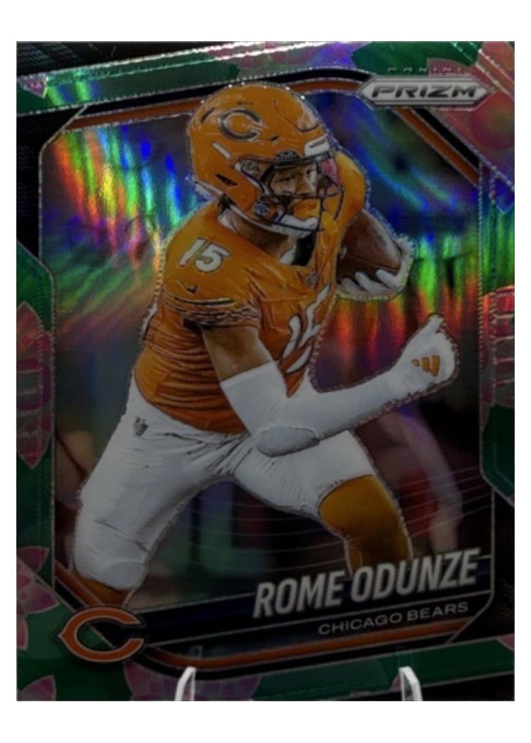 2025 Panini Prizm Base Set Rome Odunze #8 card