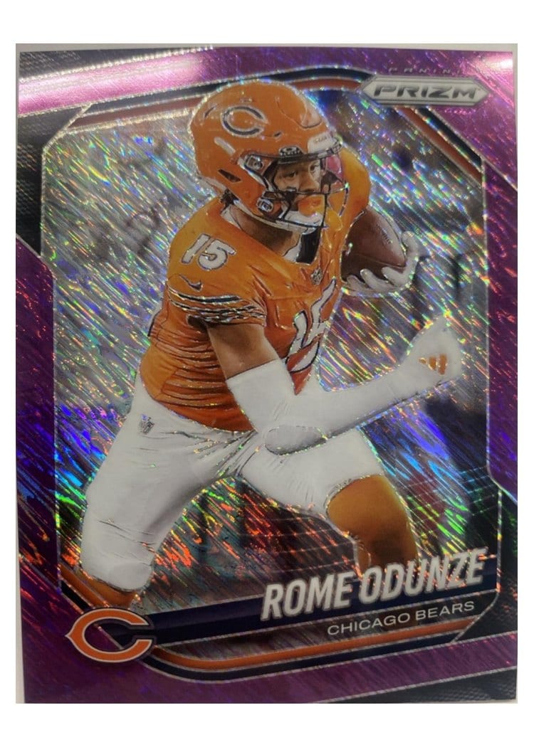 2025 Panini Prizm Base Set Rome Odunze #8 card