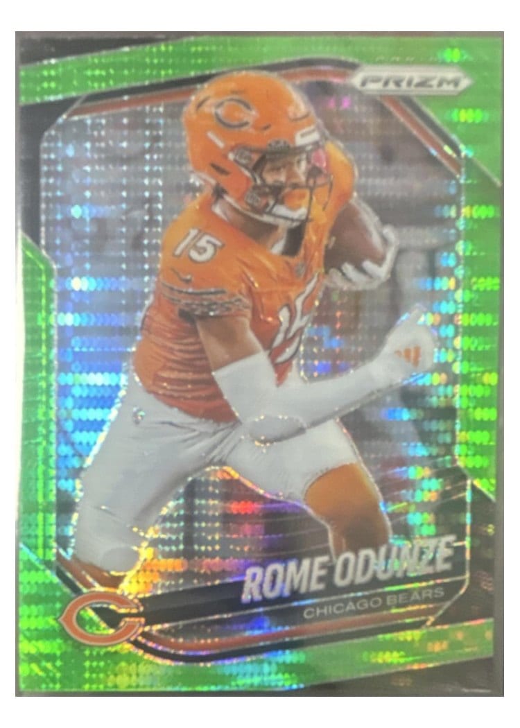 2025 Panini Prizm Base Set Rome Odunze #8 card