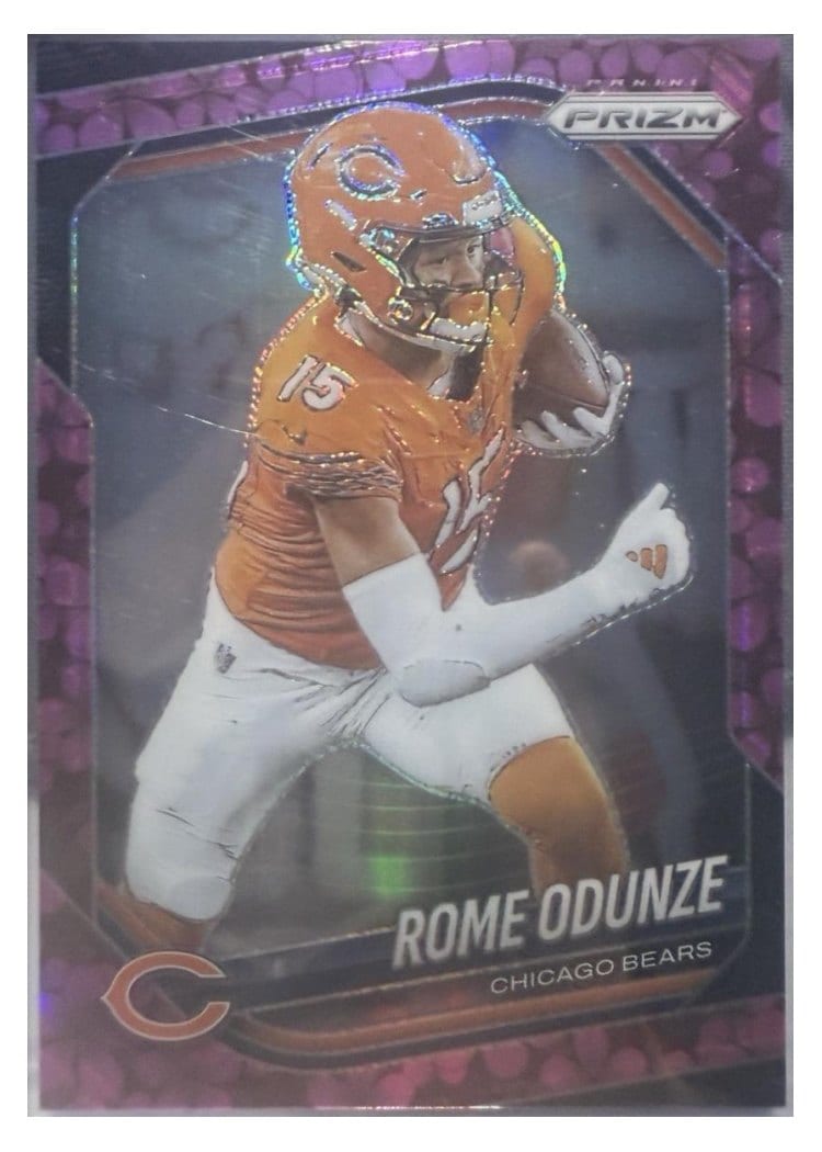 2025 Panini Prizm Base Set Rome Odunze #8 card