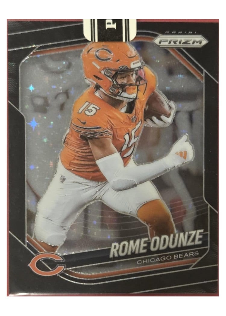 2025 Panini Prizm Base Set Rome Odunze #8 card