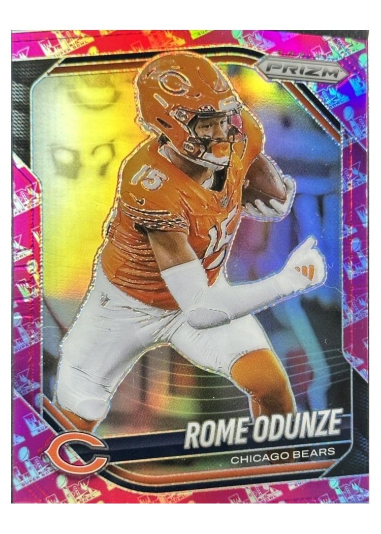 2025 Panini Prizm Base Set Rome Odunze #8 card