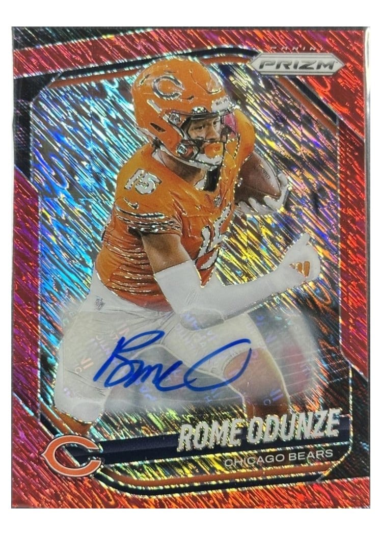 2025 Panini Prizm Base Set Rome Odunze #8 card