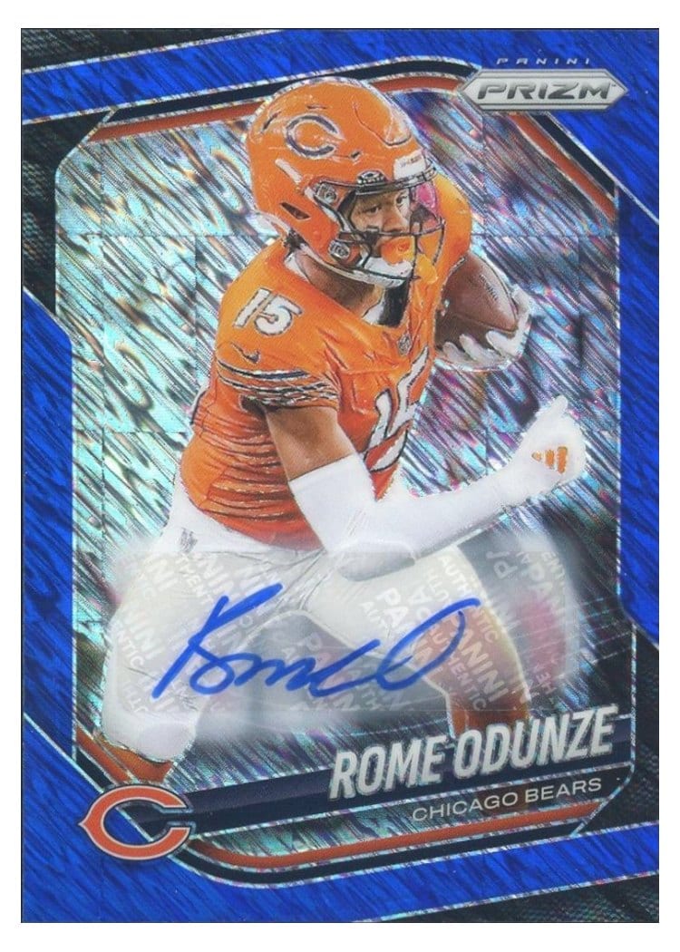 2025 Panini Prizm Base Set Rome Odunze #8 card