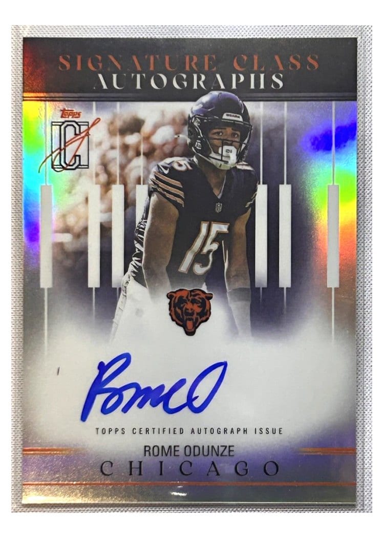 2025 Topps Signature Class Signature Class Autographs Rome Odunze #SCL-RO card