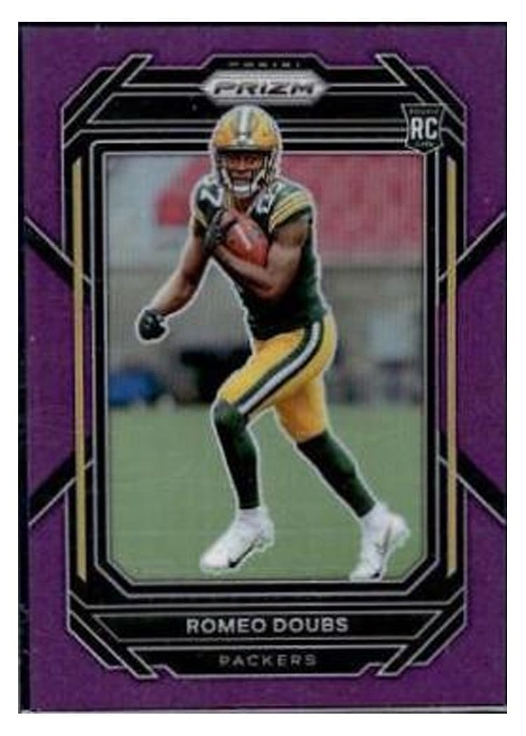 2022 Panini Prizm Base Set Romeo Doubs #337 card