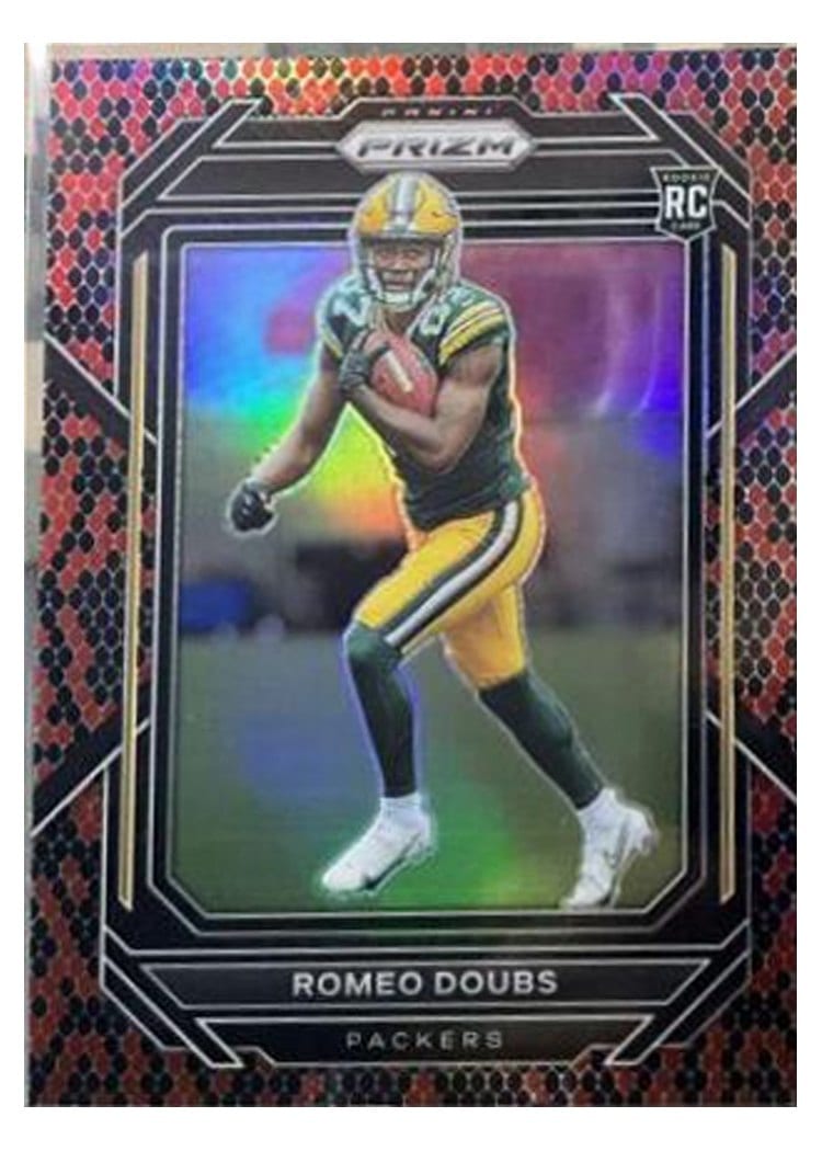 2022 Panini Prizm Base Set Romeo Doubs #337 card