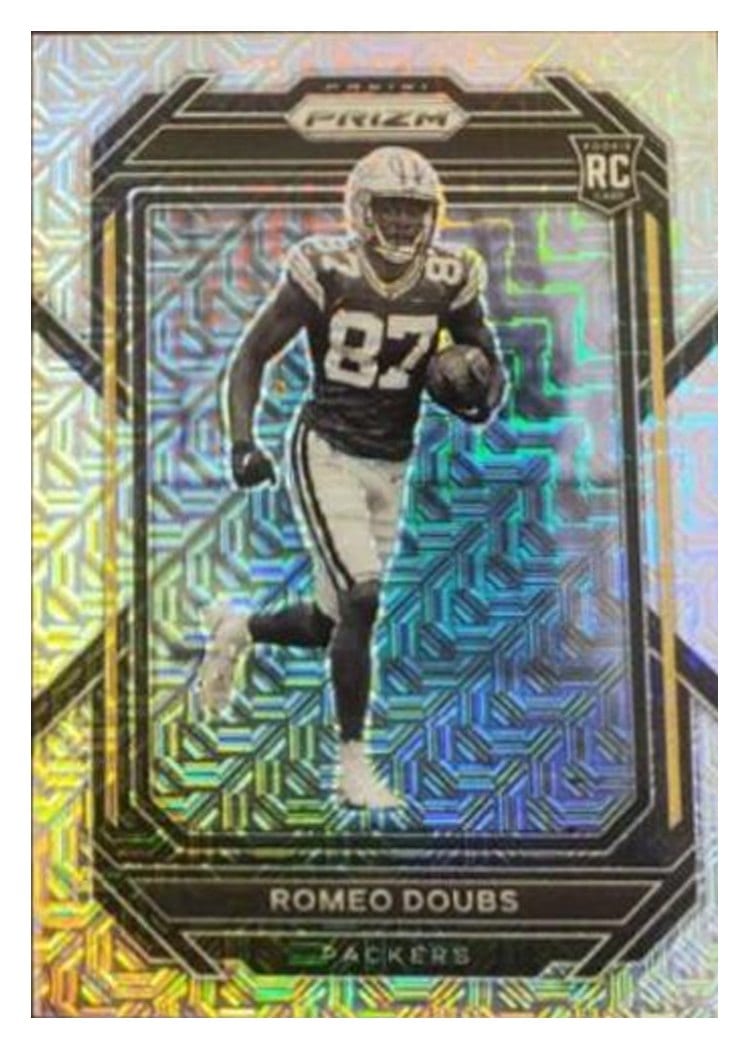 2022 Panini Prizm Base Set Romeo Doubs SP Variation Mojo #337 card