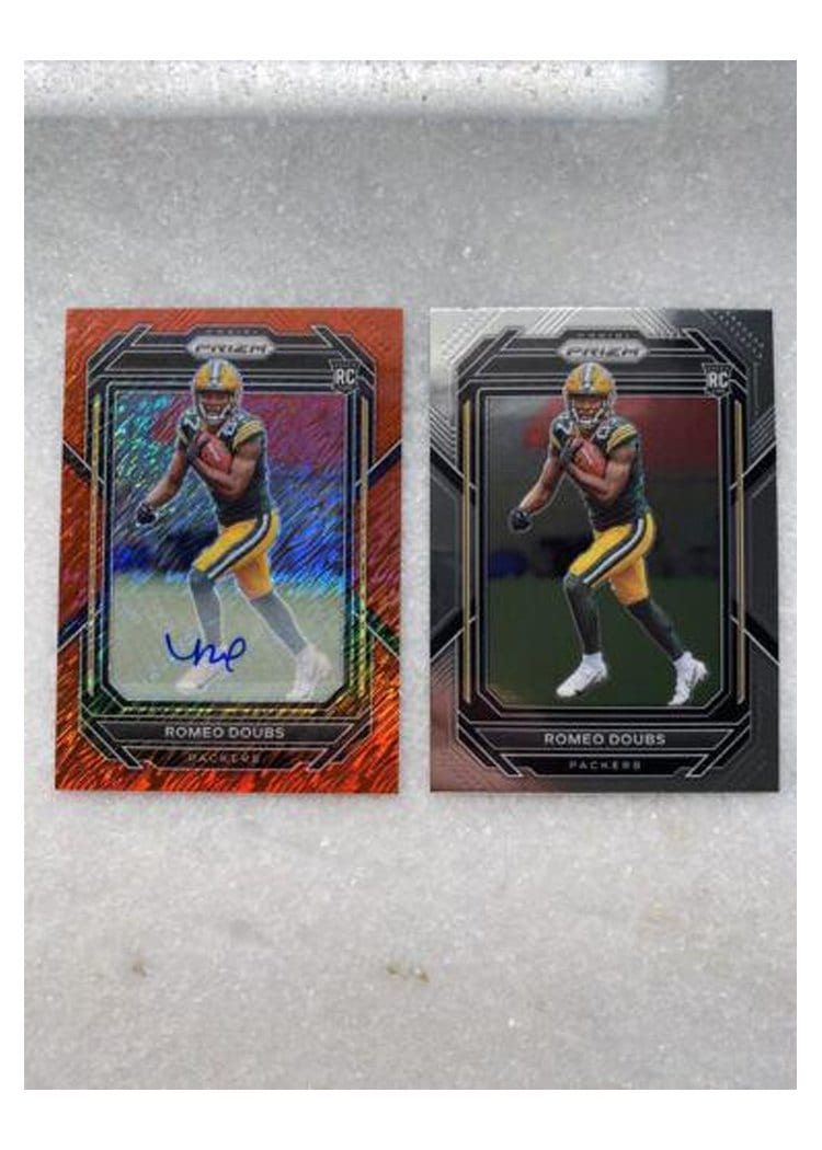 2022 Panini Prizm Base Set Romeo Doubs #337 card