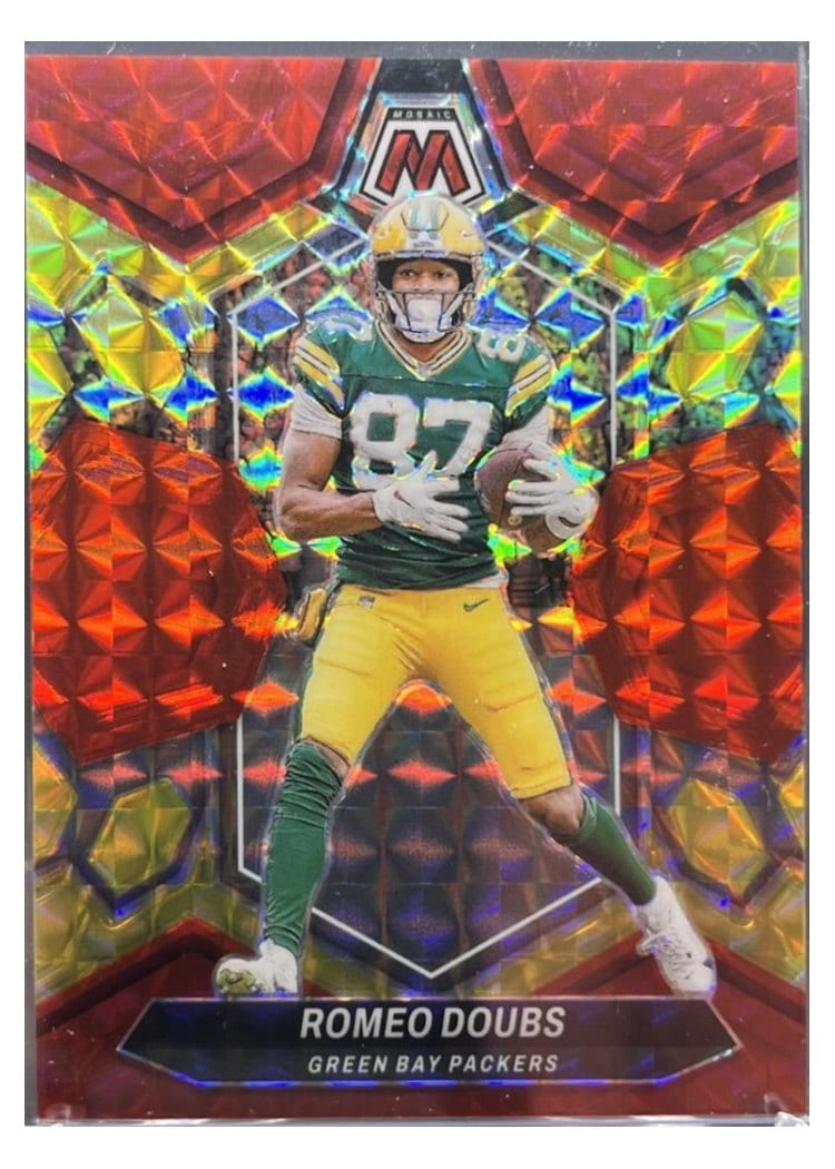 2024 Panini Mosaic Base Set Romeo Doubs #82 card