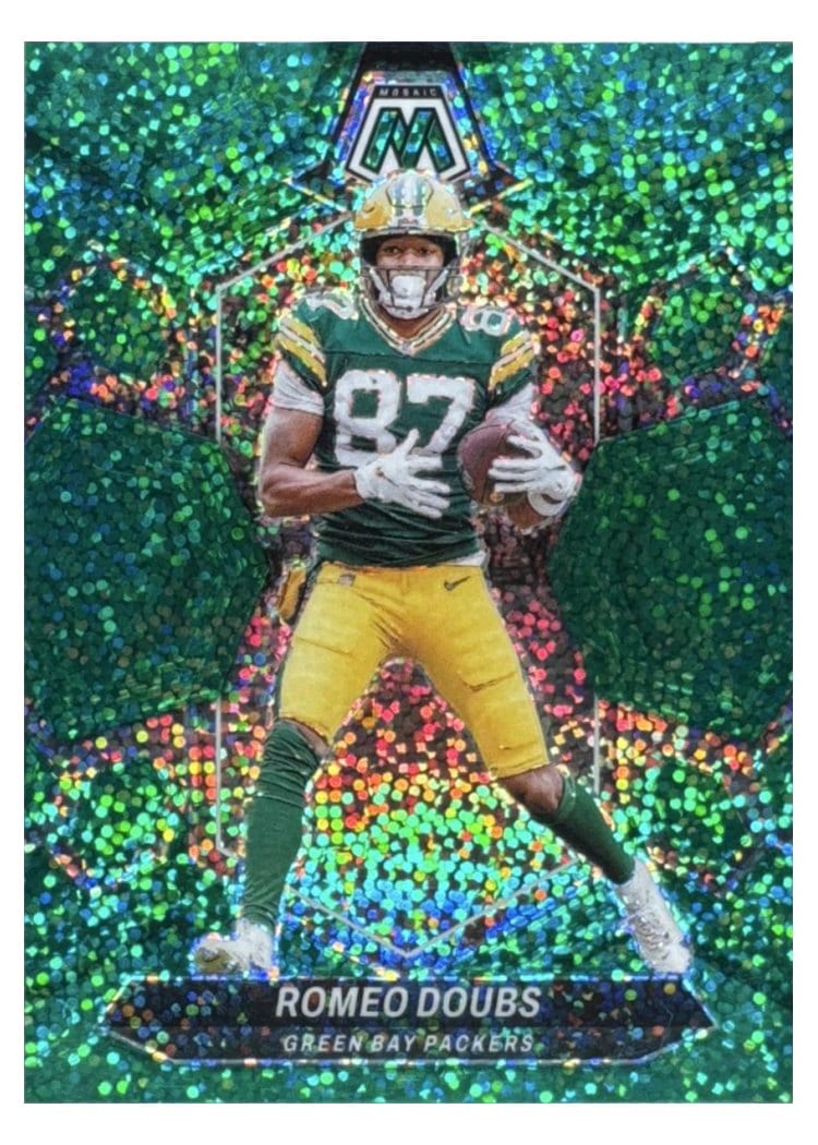 2024 Panini Mosaic Base Set Romeo Doubs #82 card