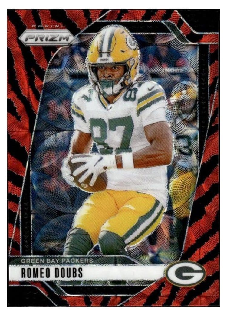 2024 Panini Prizm Base Set Romeo Doubs #104 card
