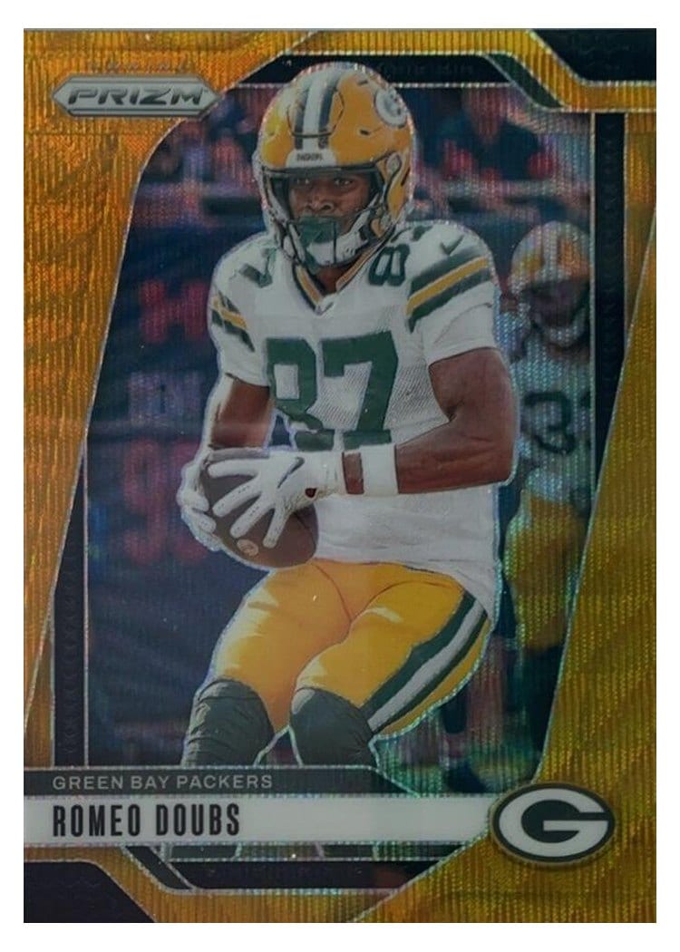 2024 Panini Prizm Base Set Romeo Doubs #104 card