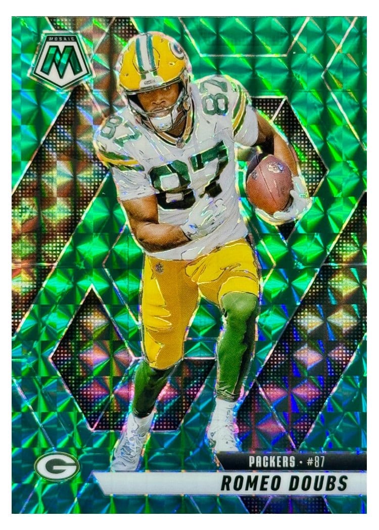 2025 Panini Mosaic Base Set Romeo Doubs #130 card