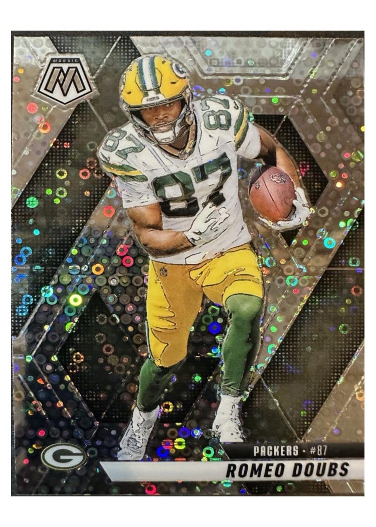 2025 Panini Mosaic Base Set Romeo Doubs #130 card