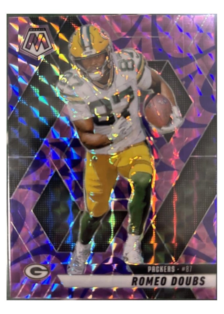 2025 Panini Mosaic Base Set Romeo Doubs #130 card