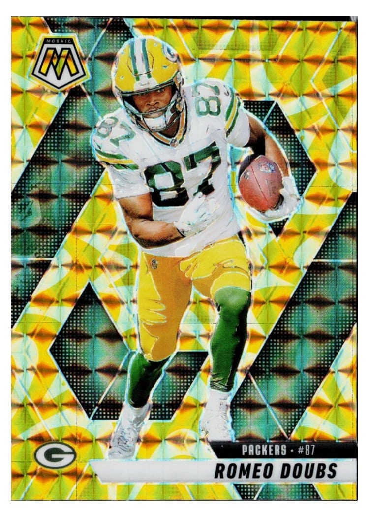 2025 Panini Mosaic Base Set Romeo Doubs #130 card