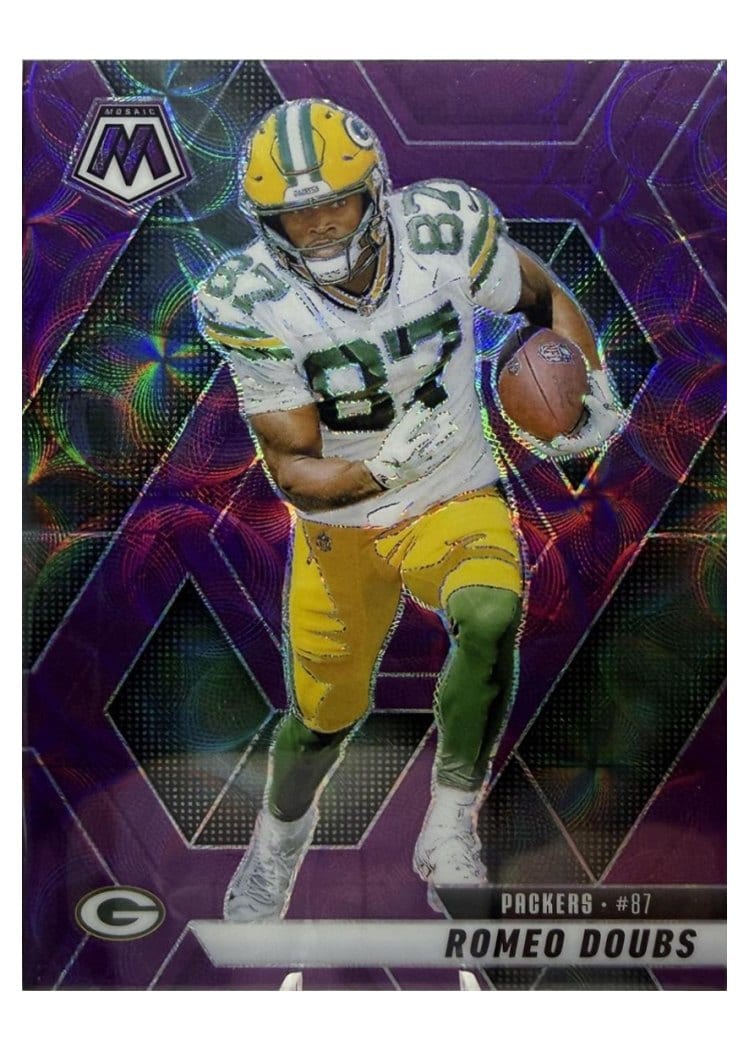 2025 Panini Mosaic Base Set Romeo Doubs #130 card