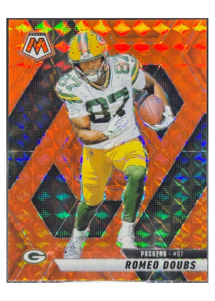2025 Panini Mosaic Base Set Romeo Doubs #130 card