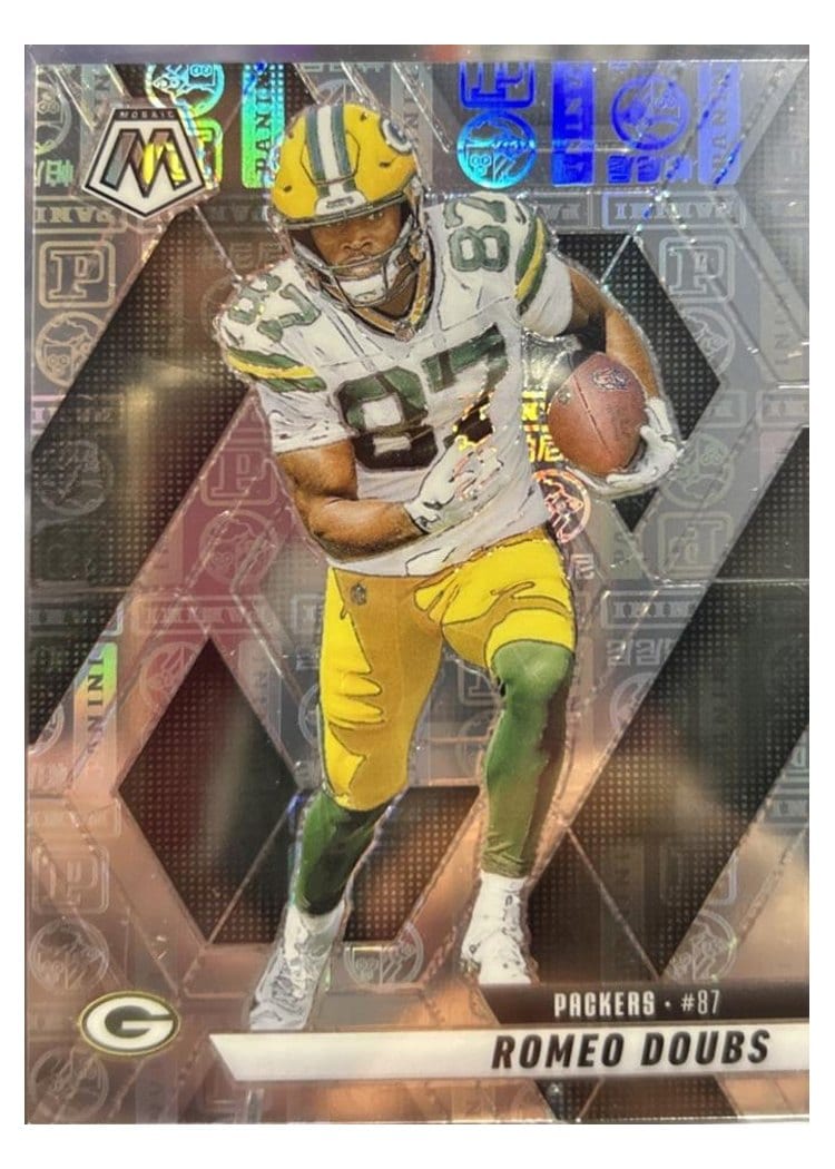 2025 Panini Mosaic Base Set Romeo Doubs #130 card