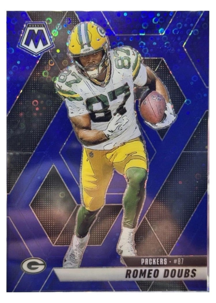 2025 Panini Mosaic Base Set Romeo Doubs #130 card