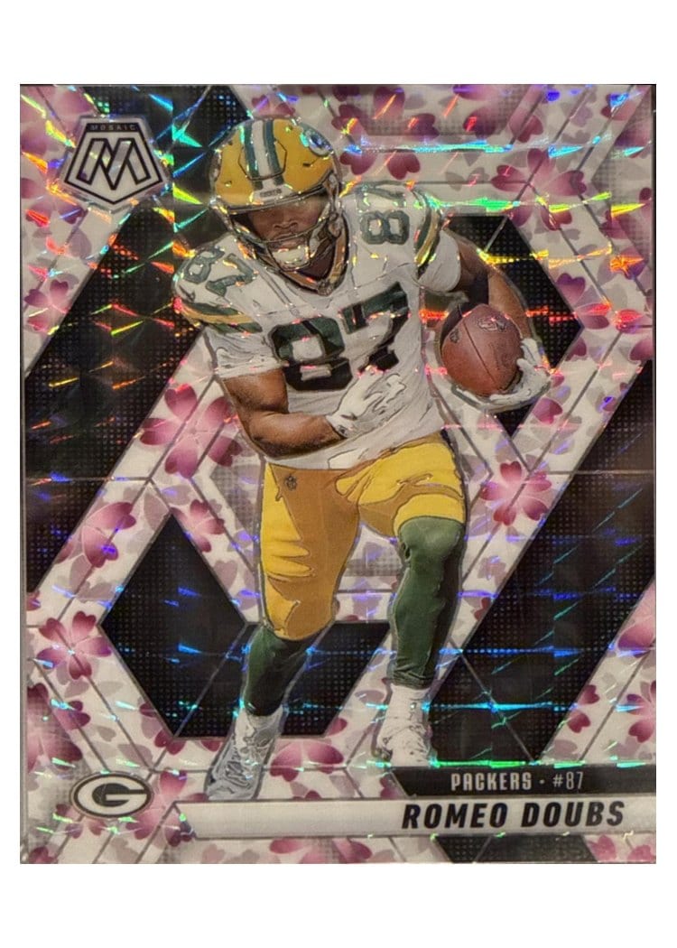 2025 Panini Mosaic Base Set Romeo Doubs #130 card