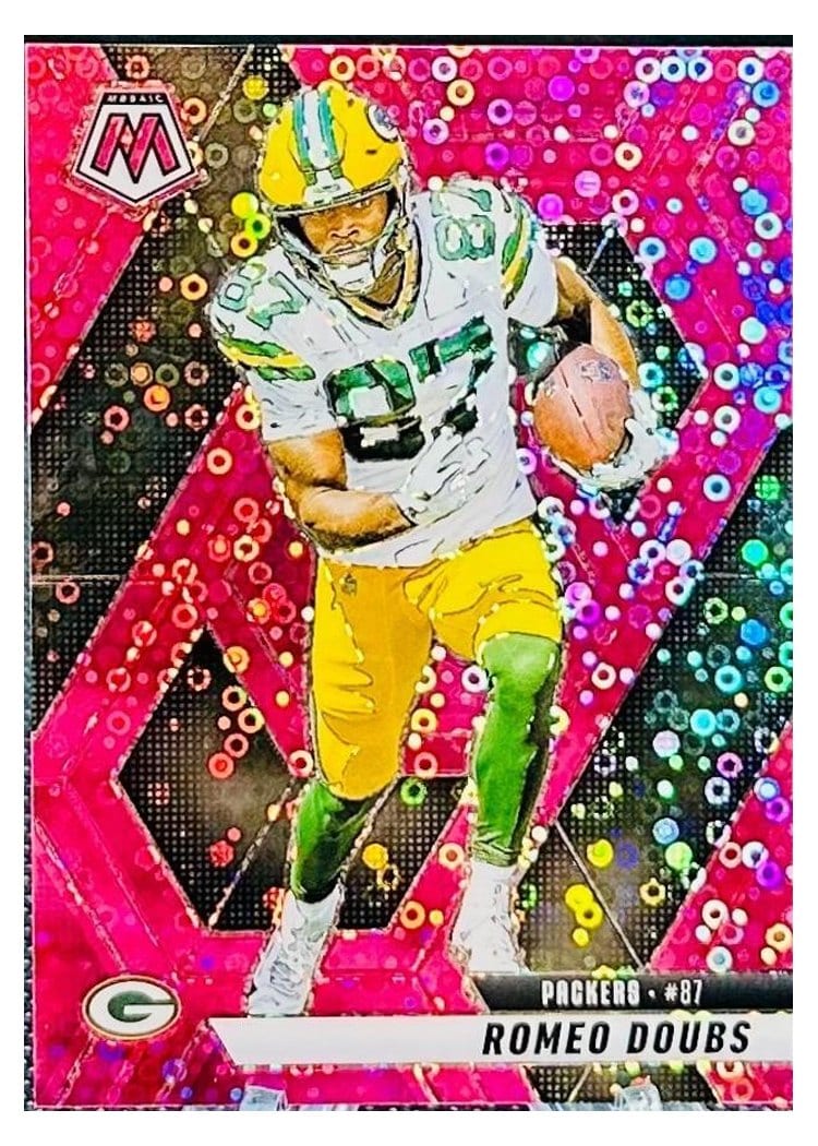 2025 Panini Mosaic Base Set Romeo Doubs #130 card