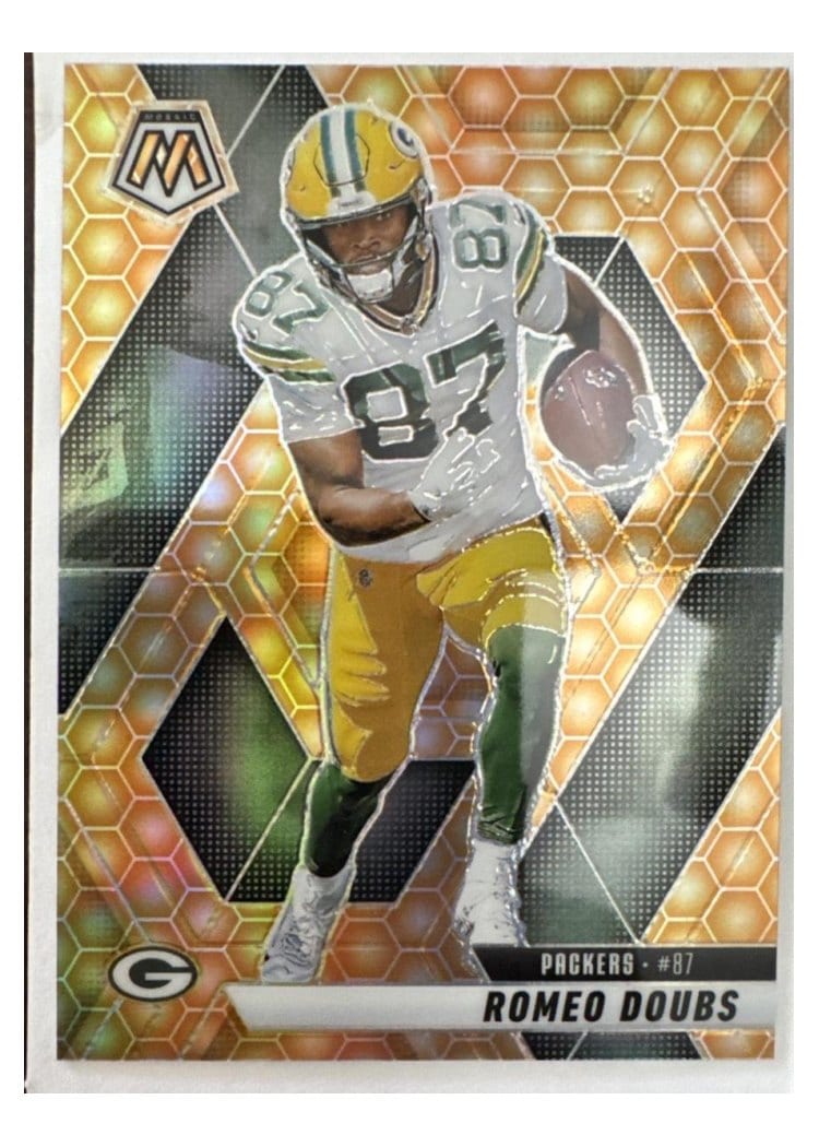 2025 Panini Mosaic Base Set Romeo Doubs #130 card