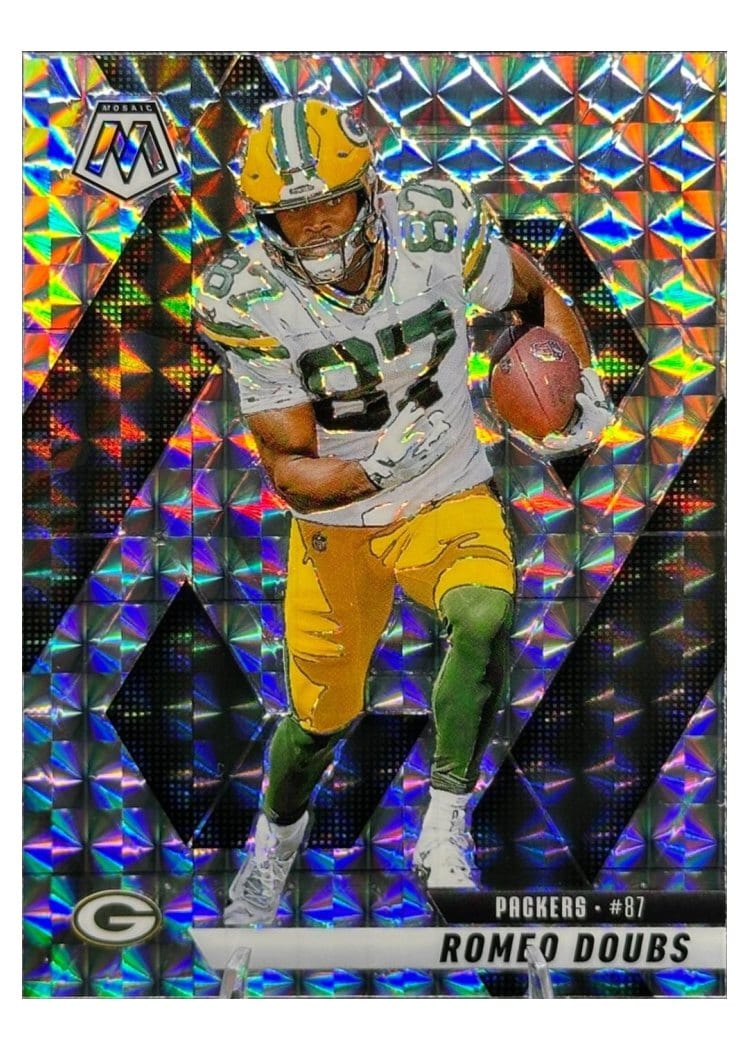 2025 Panini Mosaic Base Set Romeo Doubs #130 card