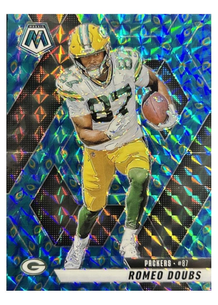 2025 Panini Mosaic Base Set Romeo Doubs #130 card