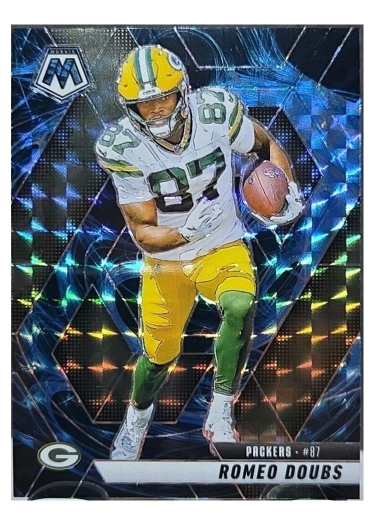 2025 Panini Mosaic Base Set Romeo Doubs #130 card