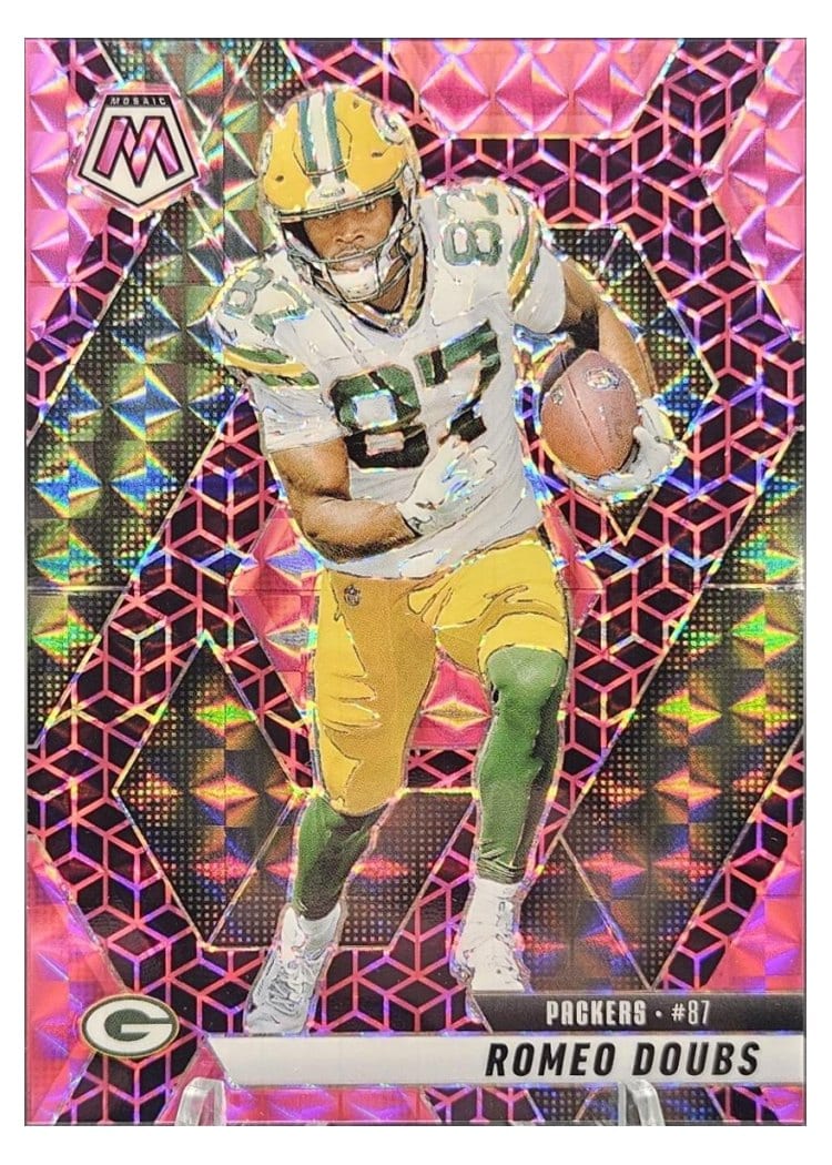 2025 Panini Mosaic Base Set Romeo Doubs #130 card