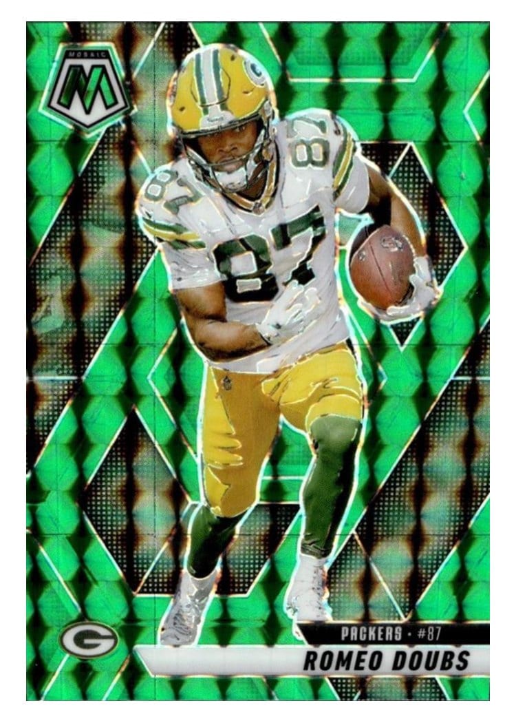 2025 Panini Mosaic Base Set Romeo Doubs #130 card
