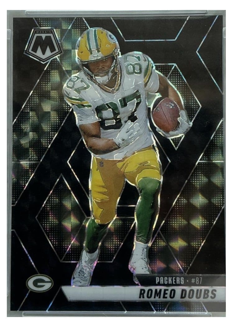 2025 Panini Mosaic Base Set Romeo Doubs #130 card