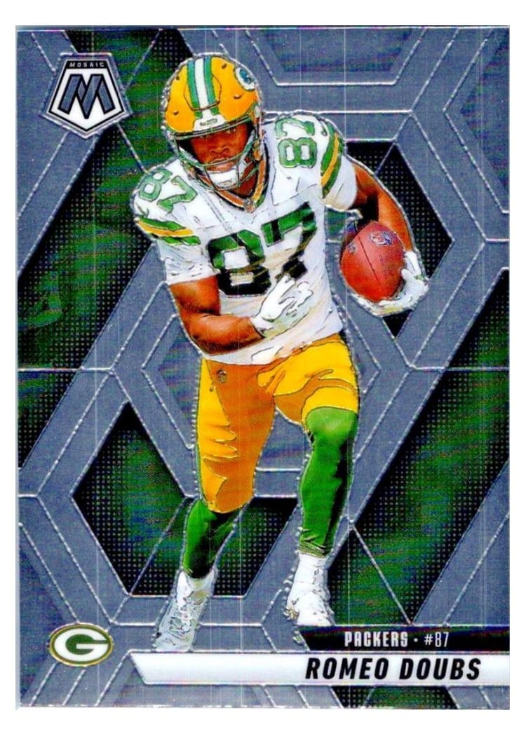 2025 Panini Mosaic Base Set Romeo Doubs #130 card